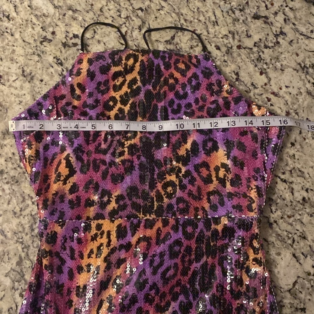 Superdown Elena Multicolor Sequin Bodycon Mini Dress Small S D26 - Picture 11 of 12